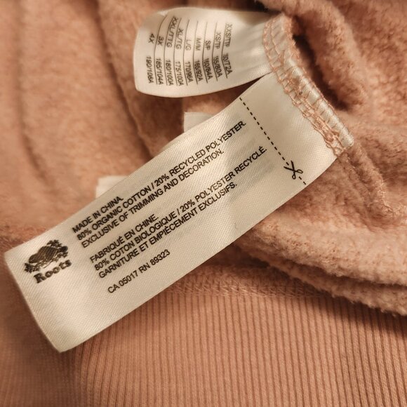 Roots Women's Light Pink Hoodie - Size XXL - Picture 6 of 7